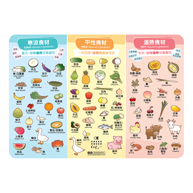 Double-sided Food Type Magnet