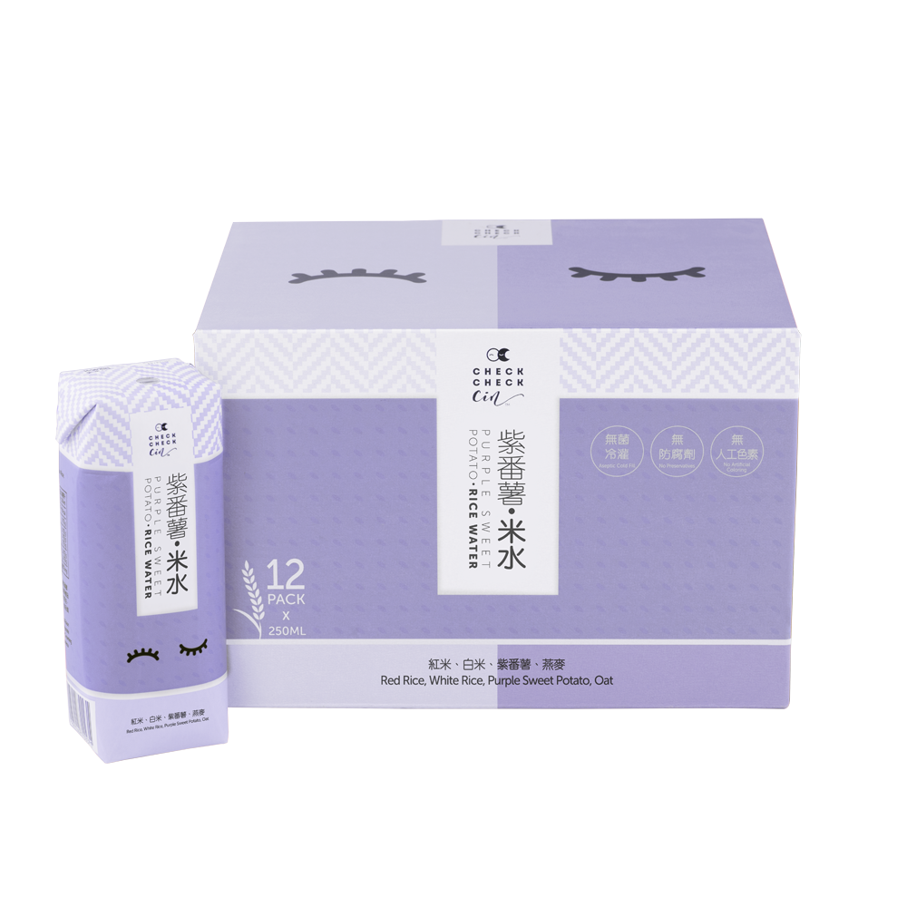 Purple Sweet Potato Paper Pack Rice Water
