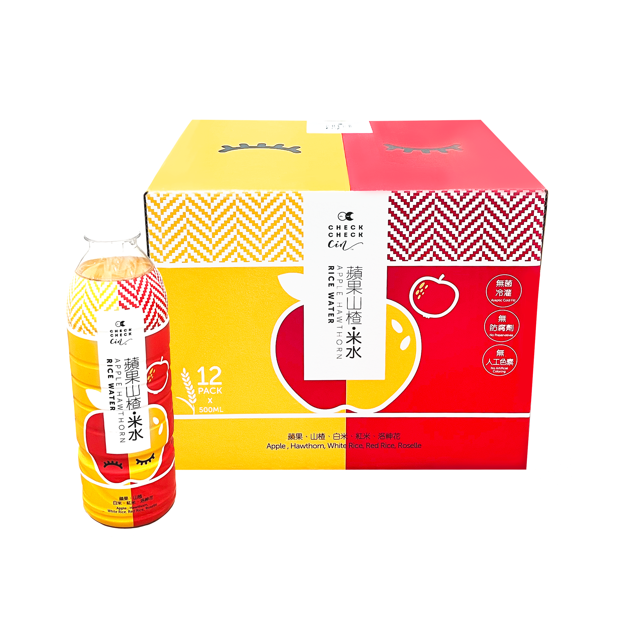 Apple Hawthorn Rice Water (500ml PET bottle)