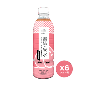 CheckCheckCin樽裝蜜桃米水 500毫升 六支